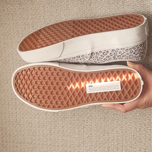 Vans Authentic VR3 LX Canvas Sneakers In Leopard Print size 7 - Picture 10 of 11